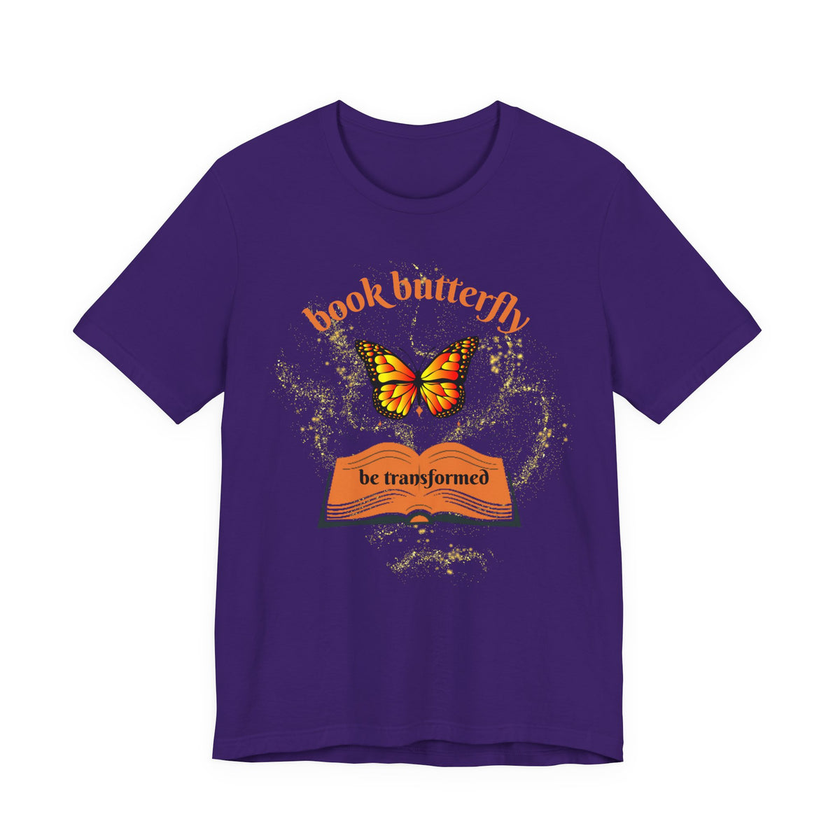 Book Butterfly Tee — "Be Transformed" Reading Lover T‑Shirt