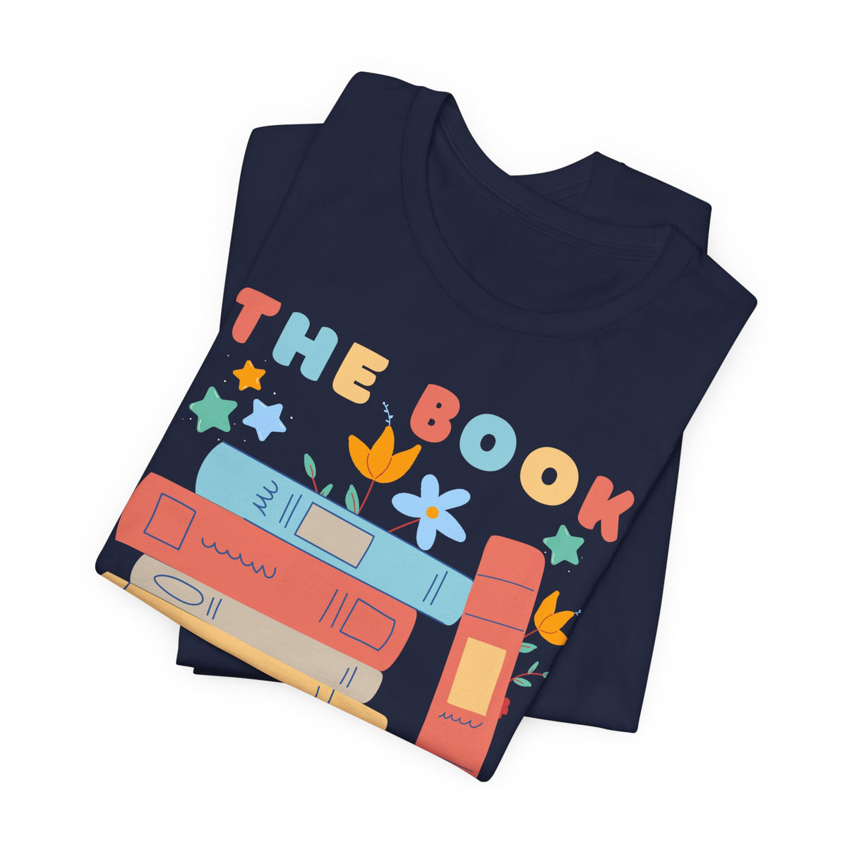 The Book Was Better T-Shirt — Cute Retro Stack of Books Tee for Book Lovers