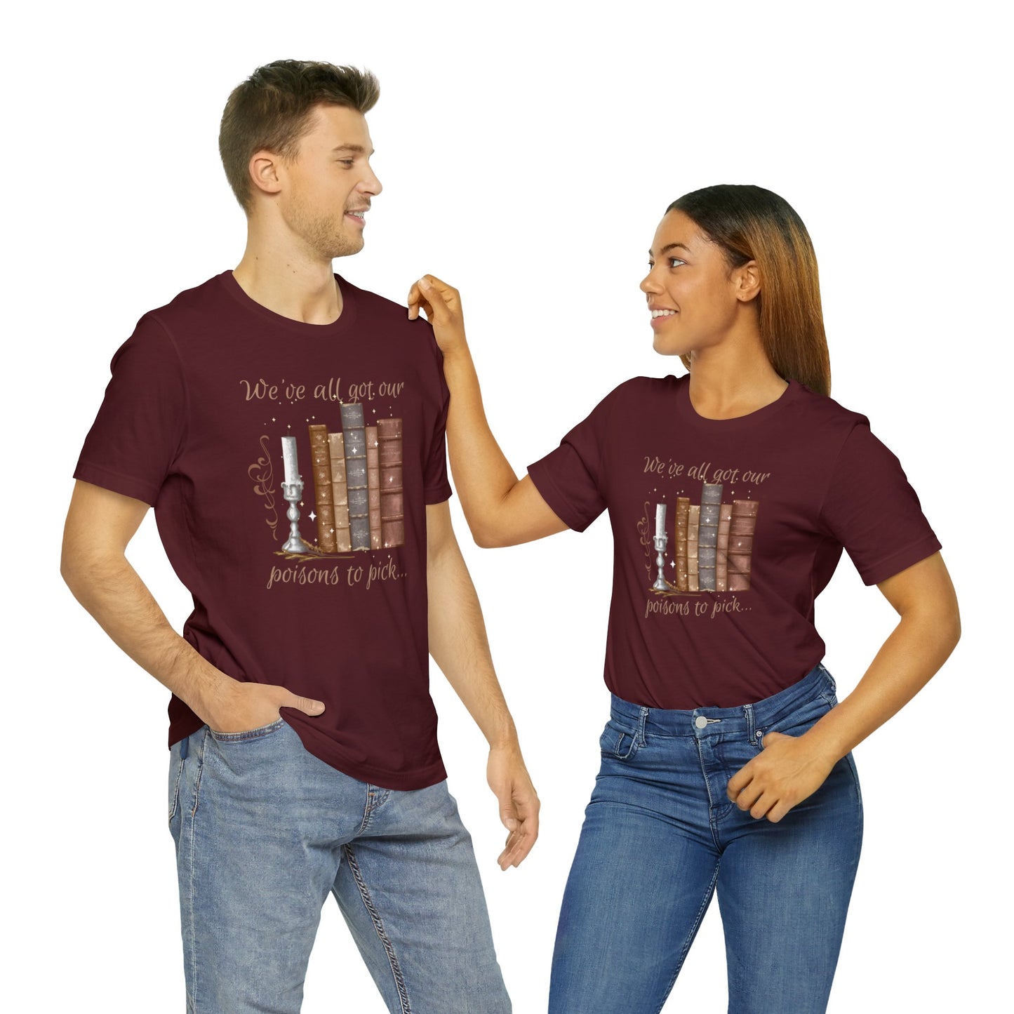 *Book Lovers* *Library* *Unisex* Jersey Short Sleeve Tee