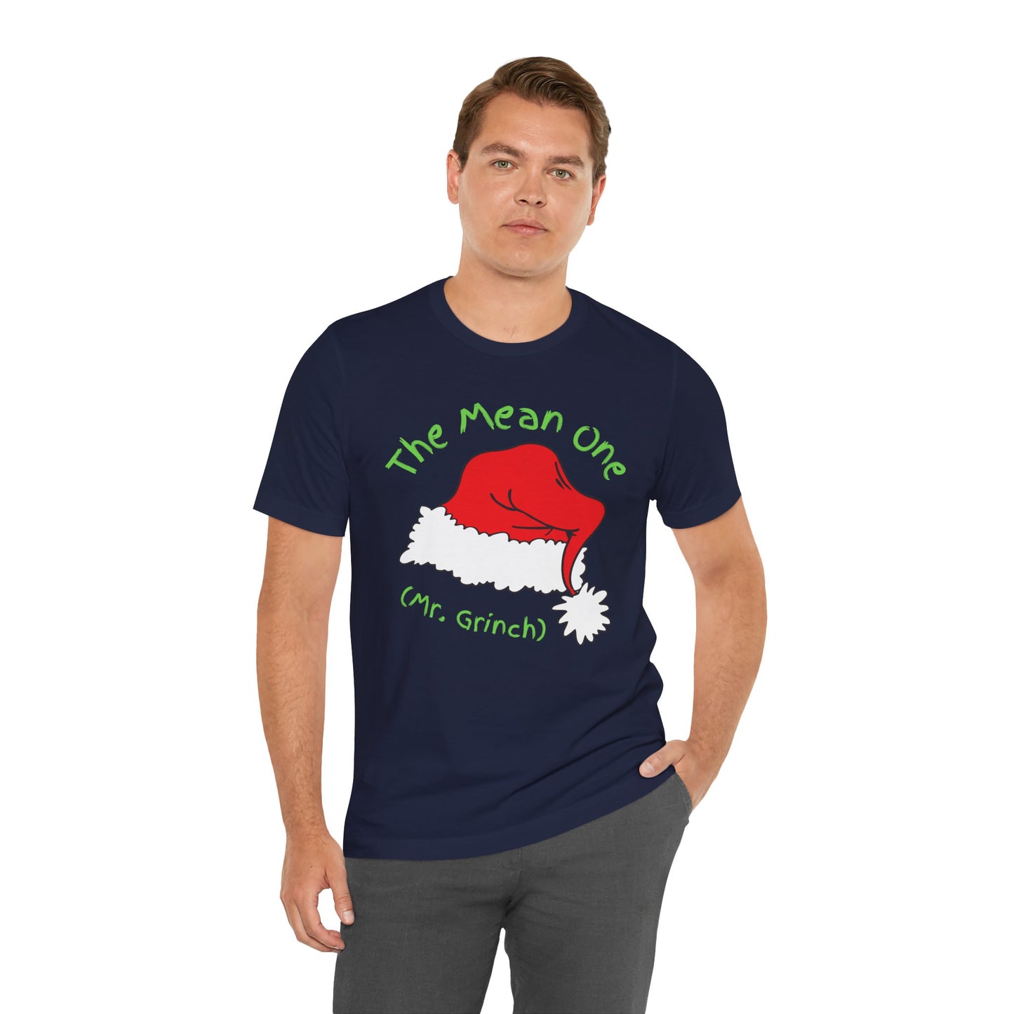 *Mean One* *Mr. Grinch* *Funny Christmas* *Funny for Dad* *Unisex* Jersey Short Sleeve Tee