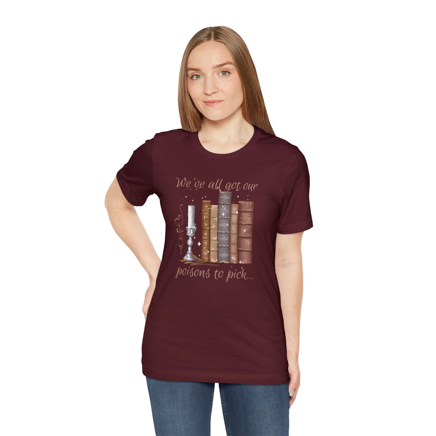 *Book Lovers* *Library* *Unisex* Jersey Short Sleeve Tee