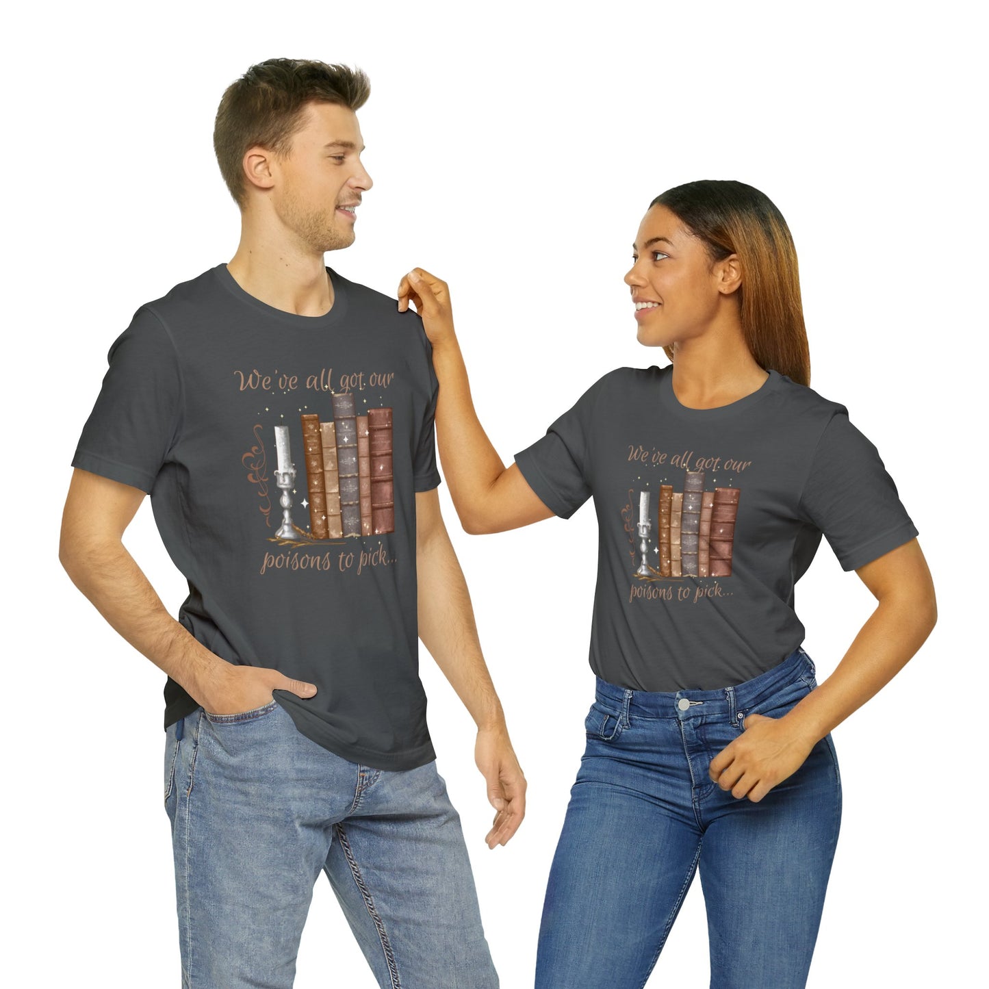 *Book Lovers* *Library* *Unisex* Jersey Short Sleeve Tee