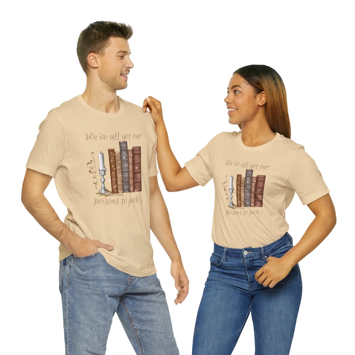 *Book Lovers* *Library* *Unisex* Jersey Short Sleeve Tee