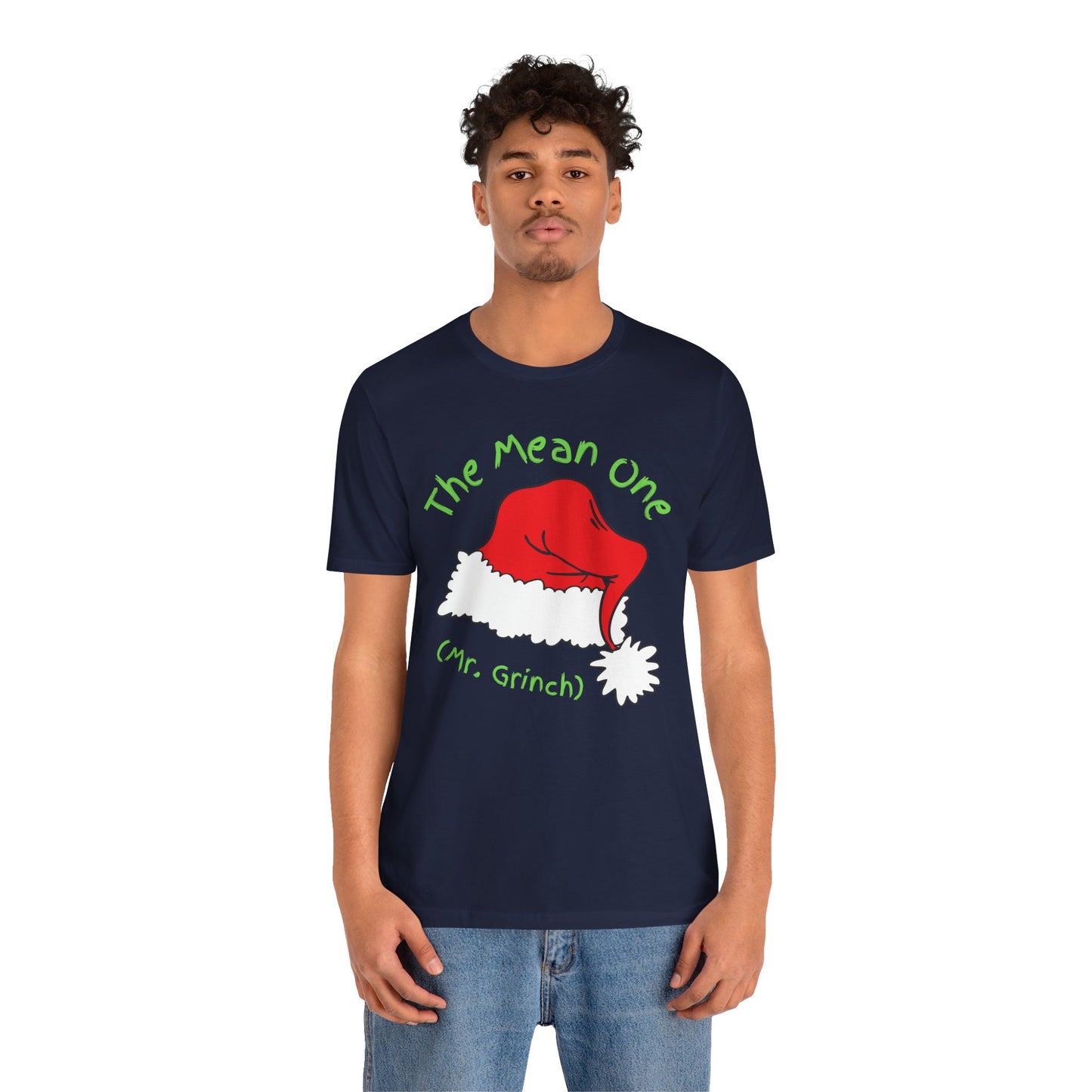 *Mean One* *Mr. Grinch* *Funny Christmas* *Funny for Dad* *Unisex* Jersey Short Sleeve Tee