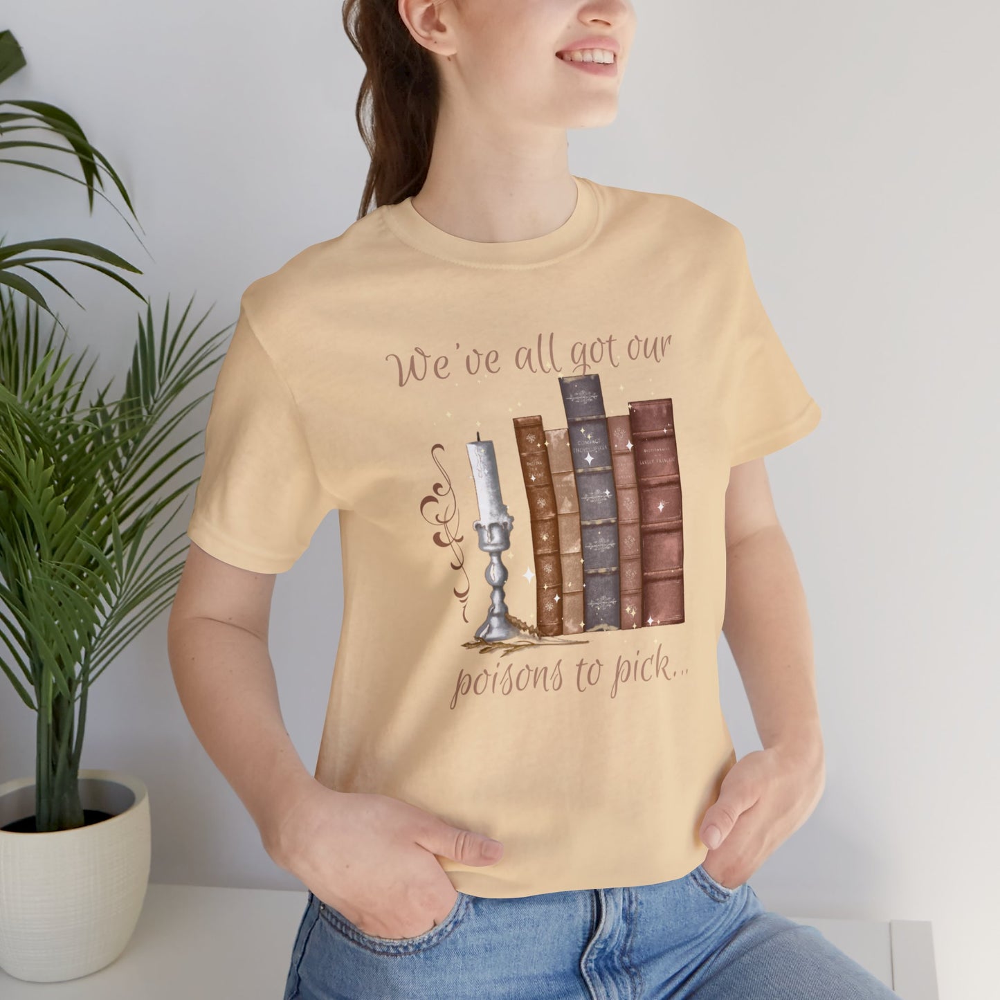 *Book Lovers* *Library* *Unisex* Jersey Short Sleeve Tee