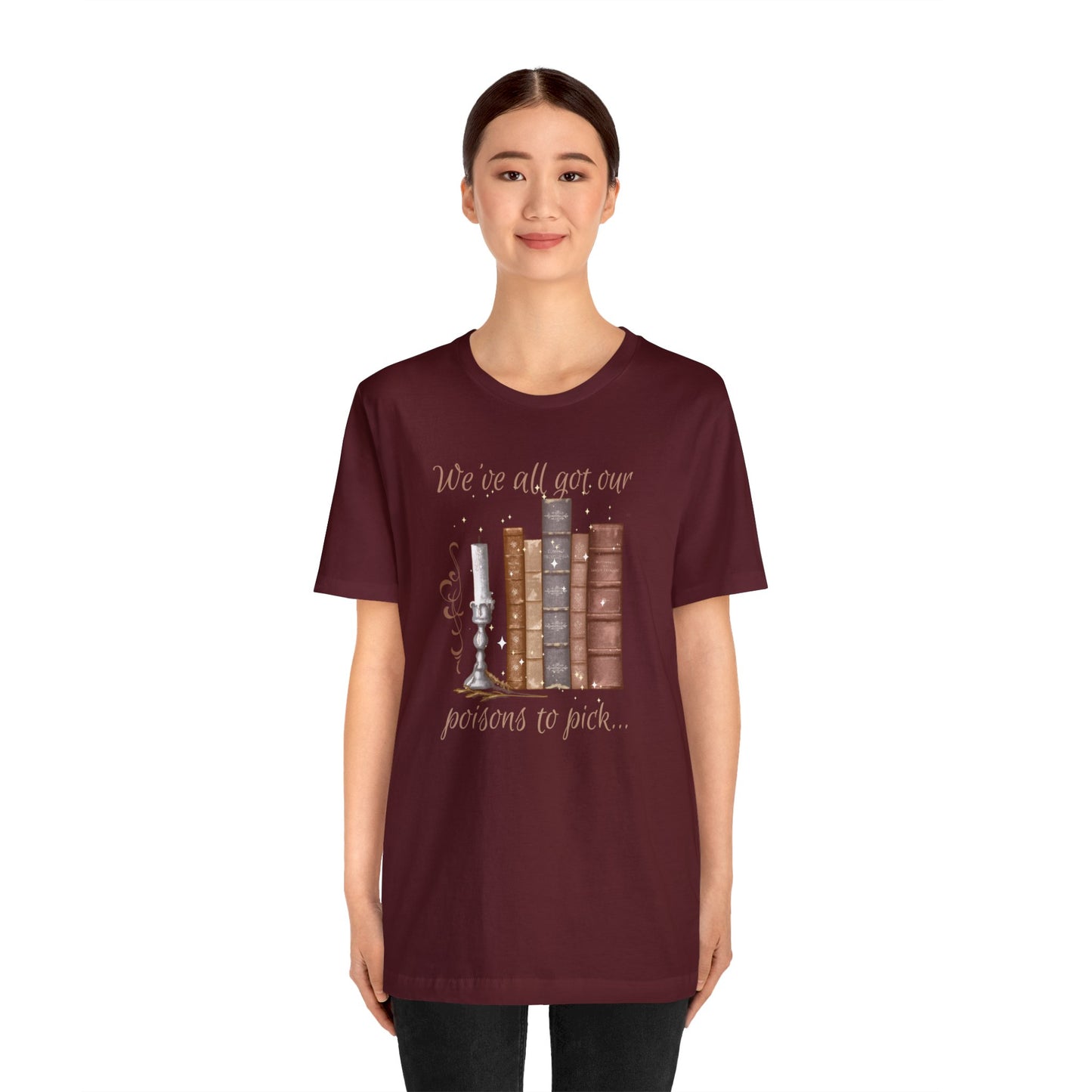 *Book Lovers* *Library* *Unisex* Jersey Short Sleeve Tee