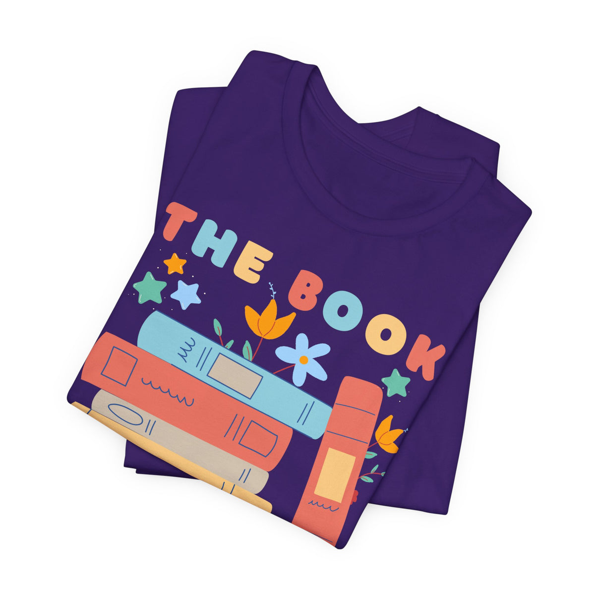 The Book Was Better T-Shirt — Cute Retro Stack of Books Tee for Book Lovers
