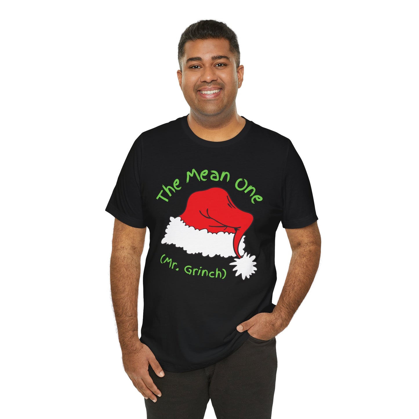 *Mean One* *Mr. Grinch* *Funny Christmas* *Funny for Dad* *Unisex* Jersey Short Sleeve Tee